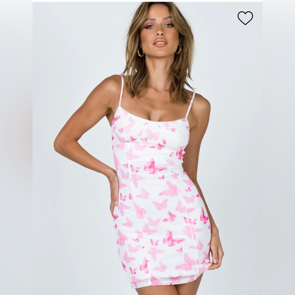 Princess Polly Pink Butterfly Dress